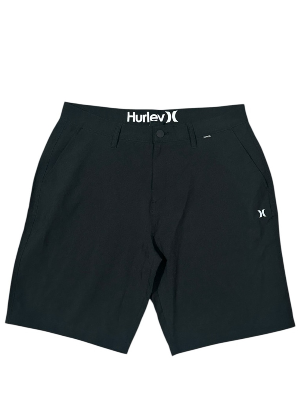 Hurley Men’s Hybrid Walkshorts Black Logo 36in